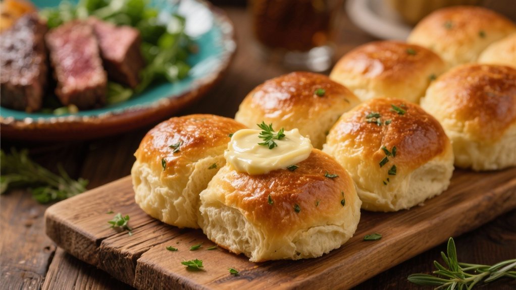 herb butter rolls recipe