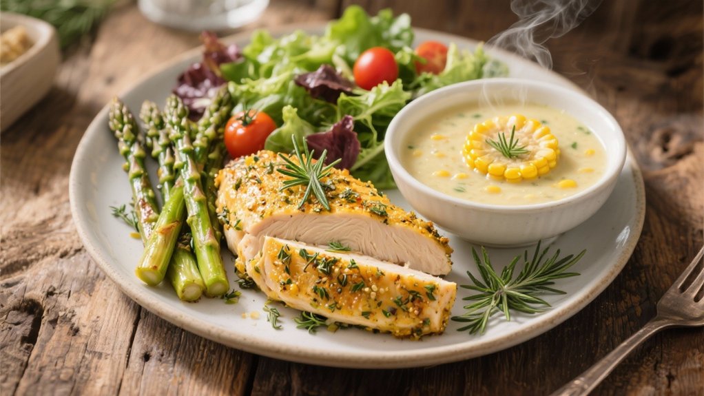 herb crusted chicken preparation method