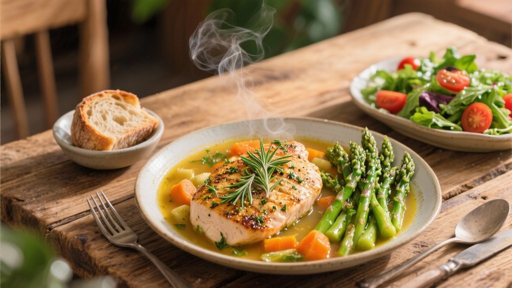 herb crusted chicken transformation meal