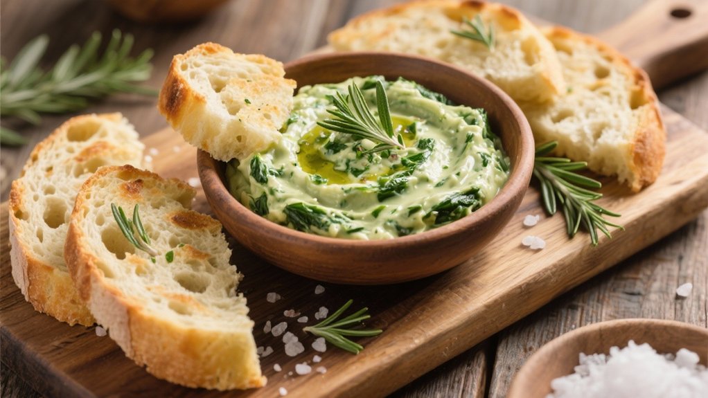herb crusted focaccia bread delights