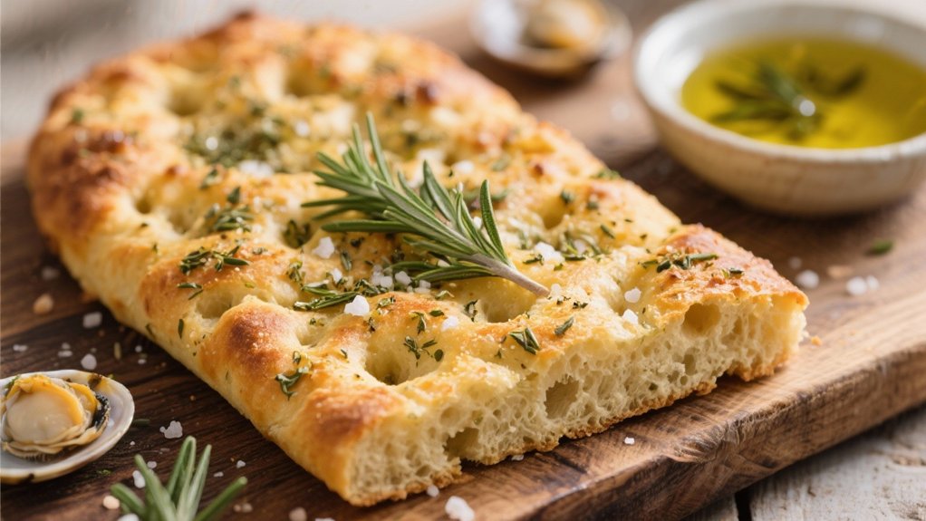 herb crusted focaccia bread recipe