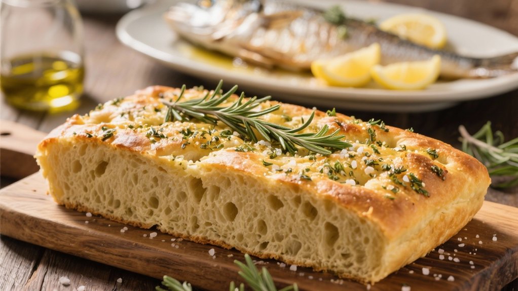 herb crusted focaccia delight