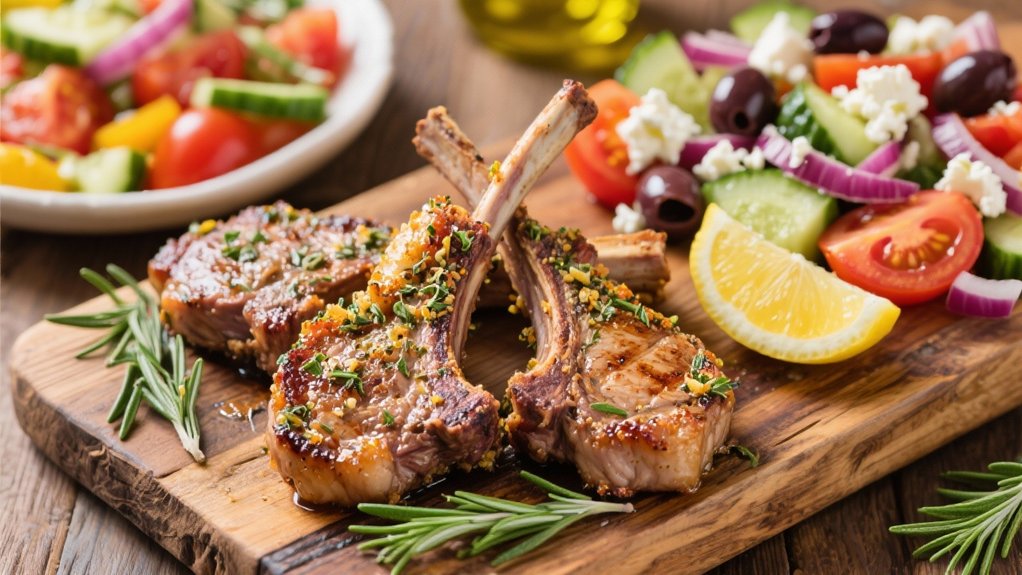herb crusted lamb chop perfection