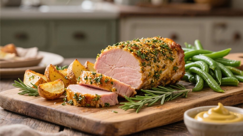 herb crusted pork perfection