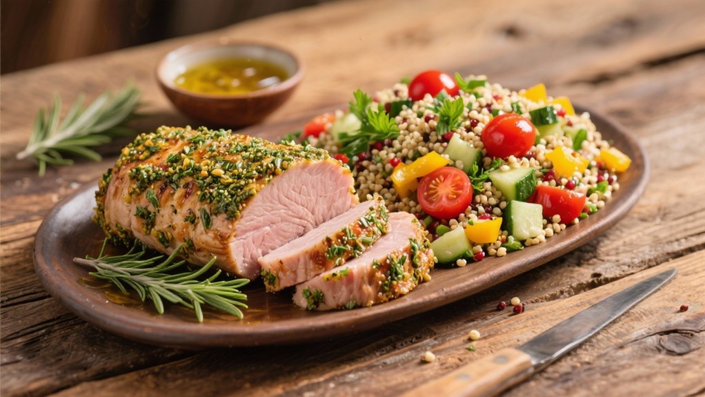 herb crusted pork tenderloin recipe