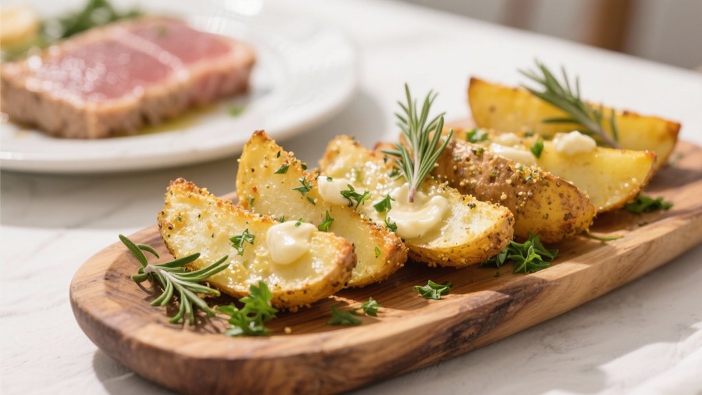 herb crusted potato perfection