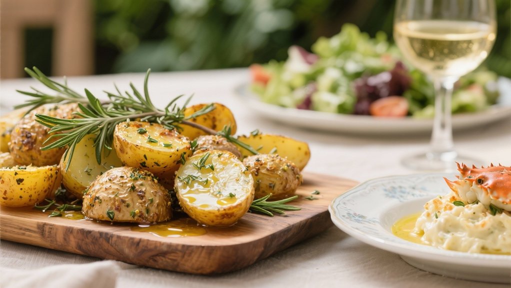 herb crusted roasted potatoes recipe