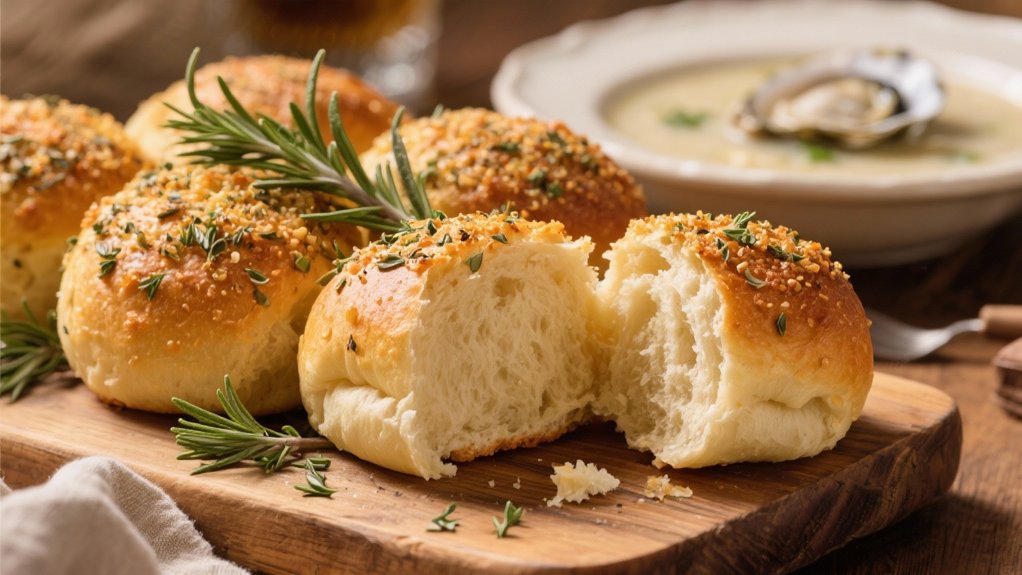 herb crusted rolls for stew