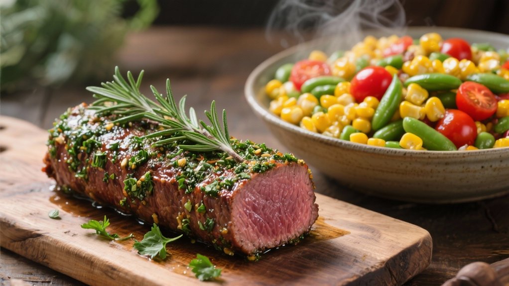 herb crusted tenderloin elegance