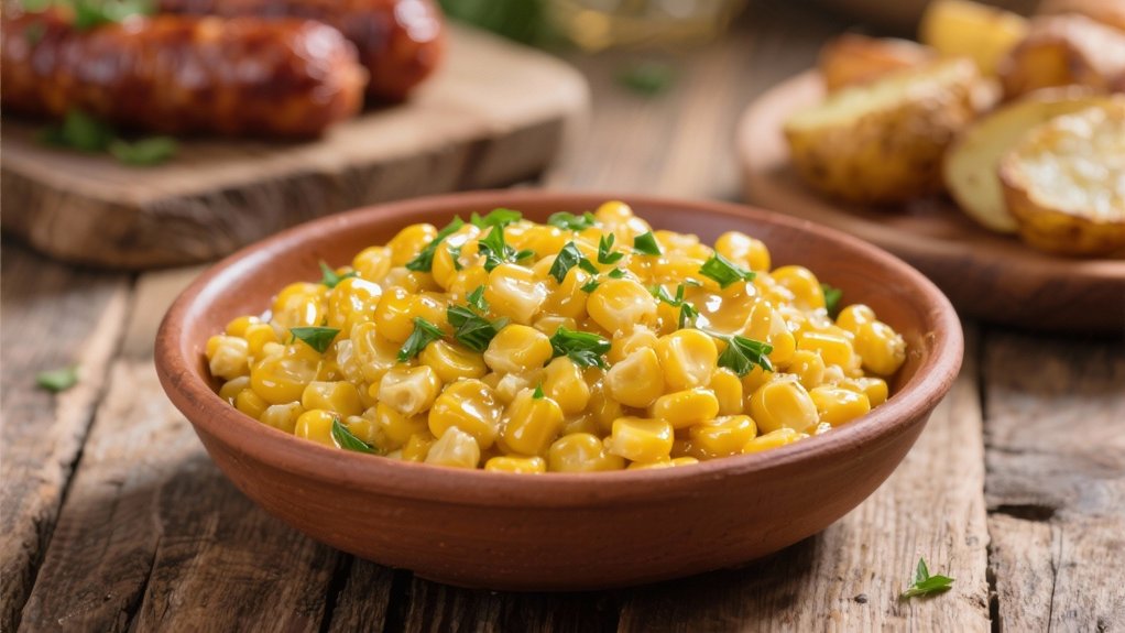 herb infused buttered corn