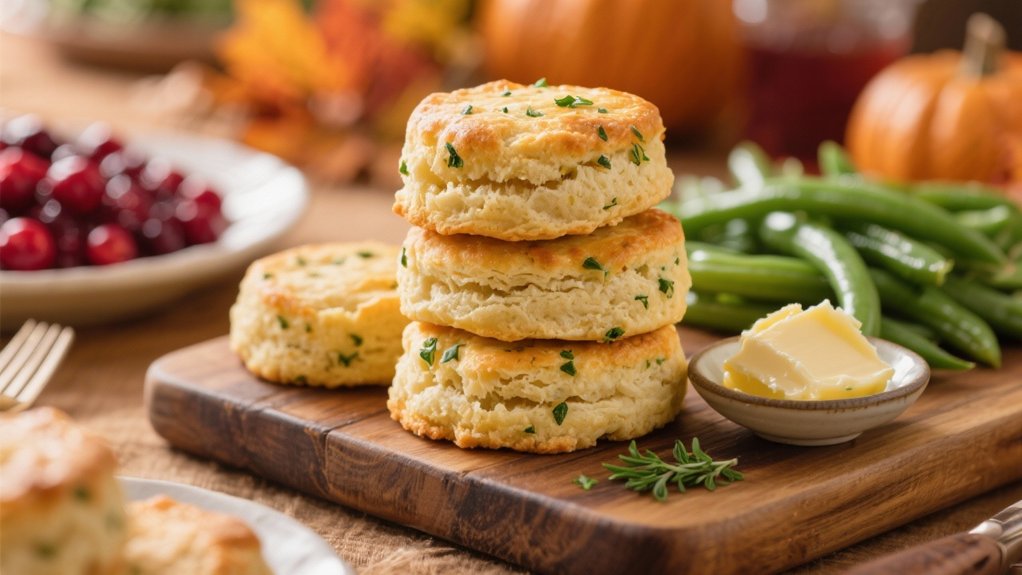 herb infused buttermilk biscuits