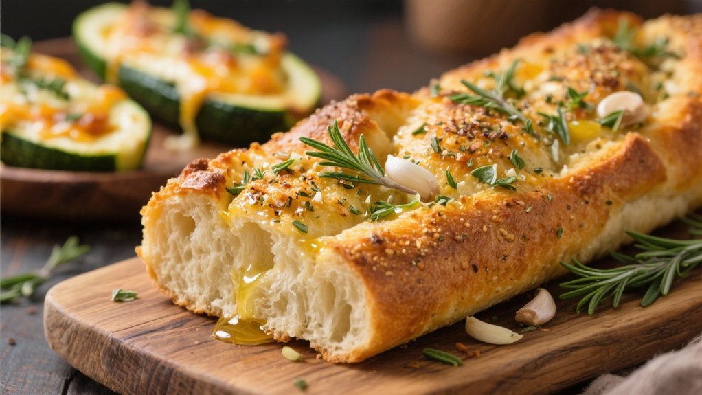 herb infused garlic bread delight