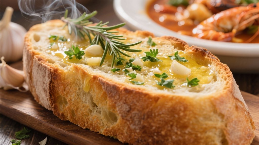 herb infused garlic bread recipe