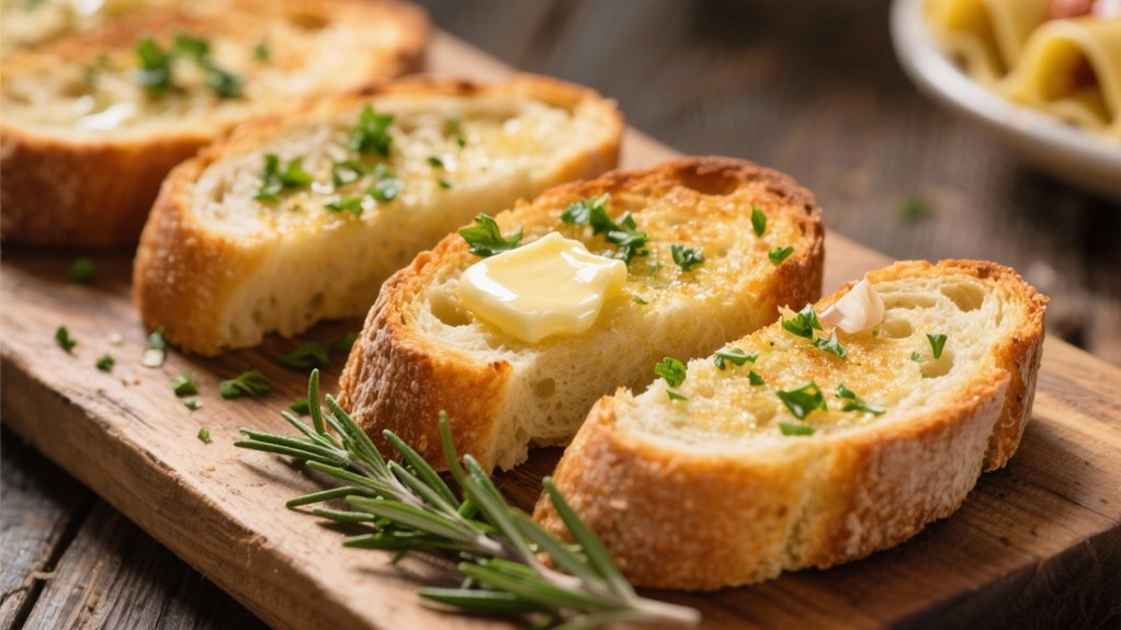 herb infused garlic bread recipe