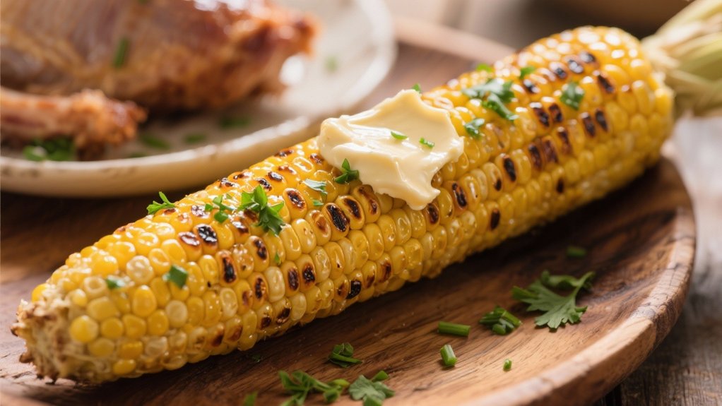 herb infused grilled corn delight