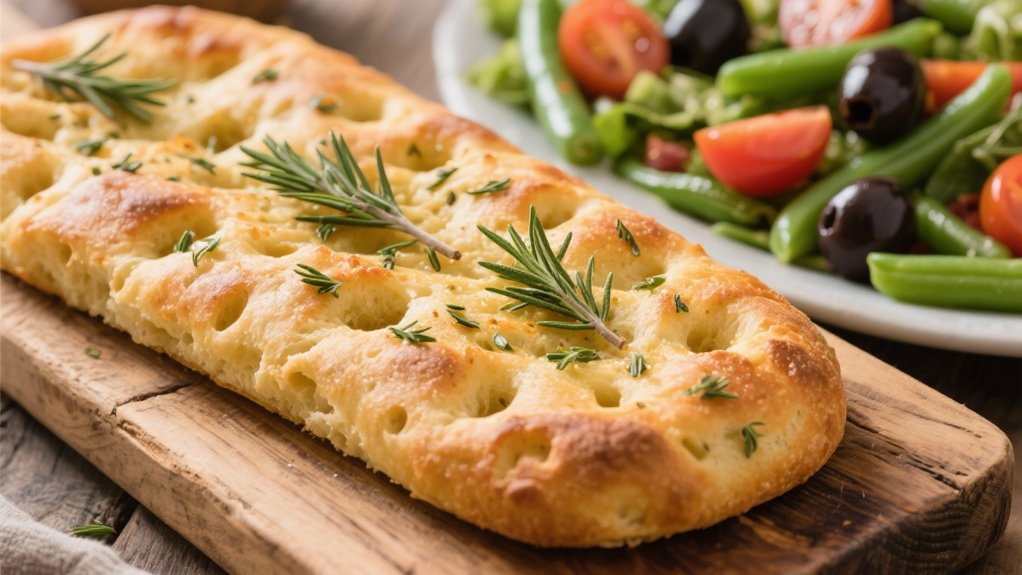 herb infused mediterranean flatbread