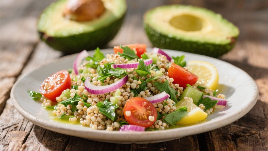 herb infused quinoa salad recipe