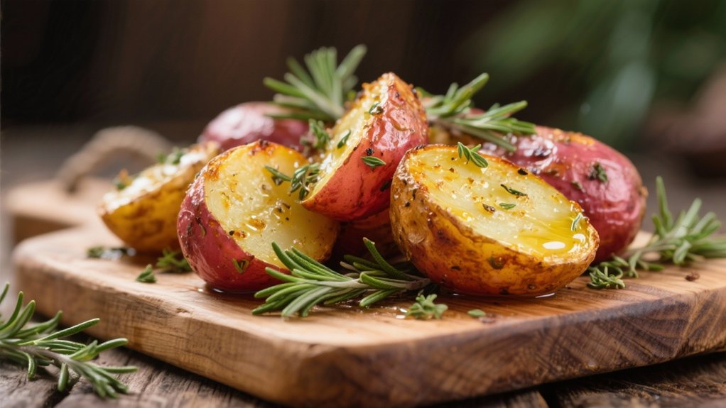 herb infused roasted red potatoes