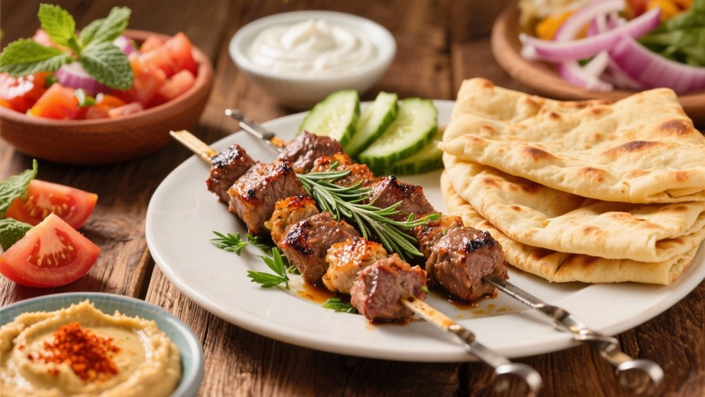 herb marinated lamb kebabs recipe