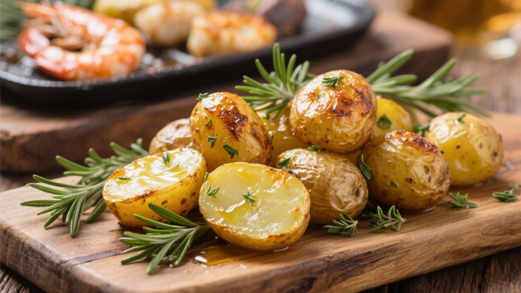 herb roasted baby potatoes recipe