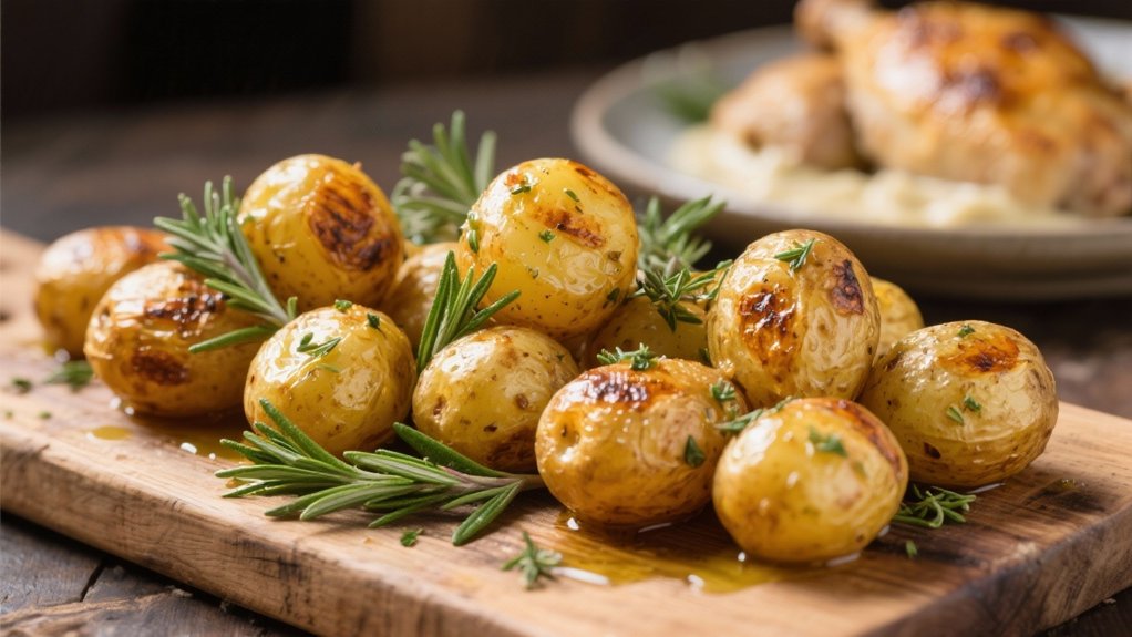 herb roasted baby potatoes recipe