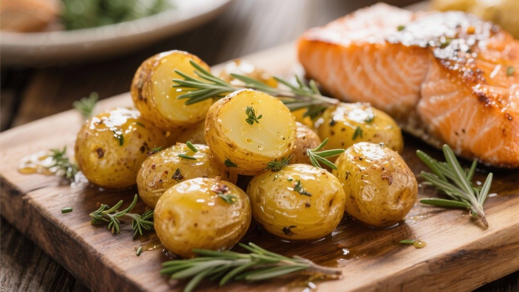herb roasted baby potatoes recipe