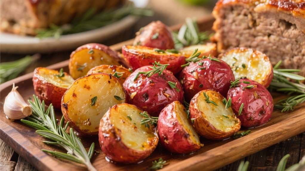 herb roasted crispy red potatoes
