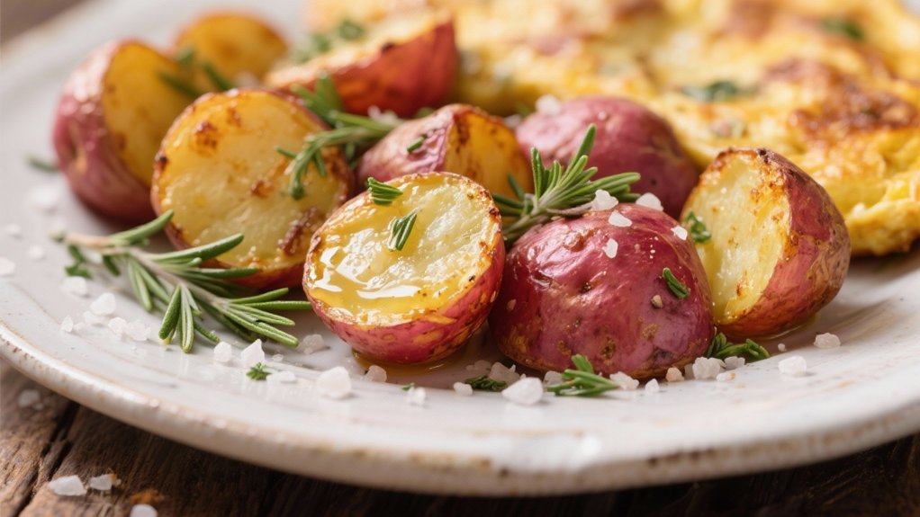 herb roasted crispy red potatoes