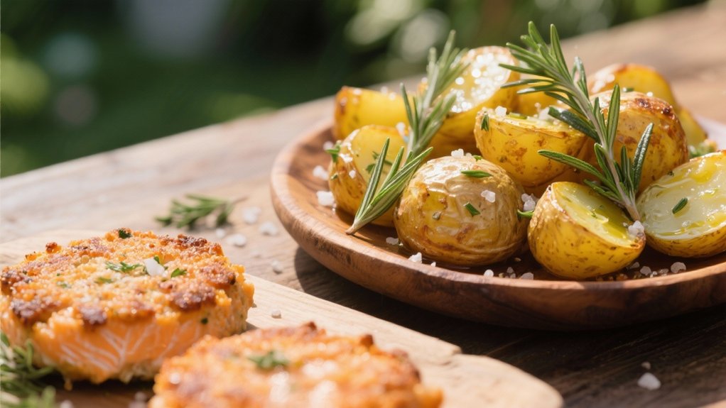 herb roasted golden potatoes