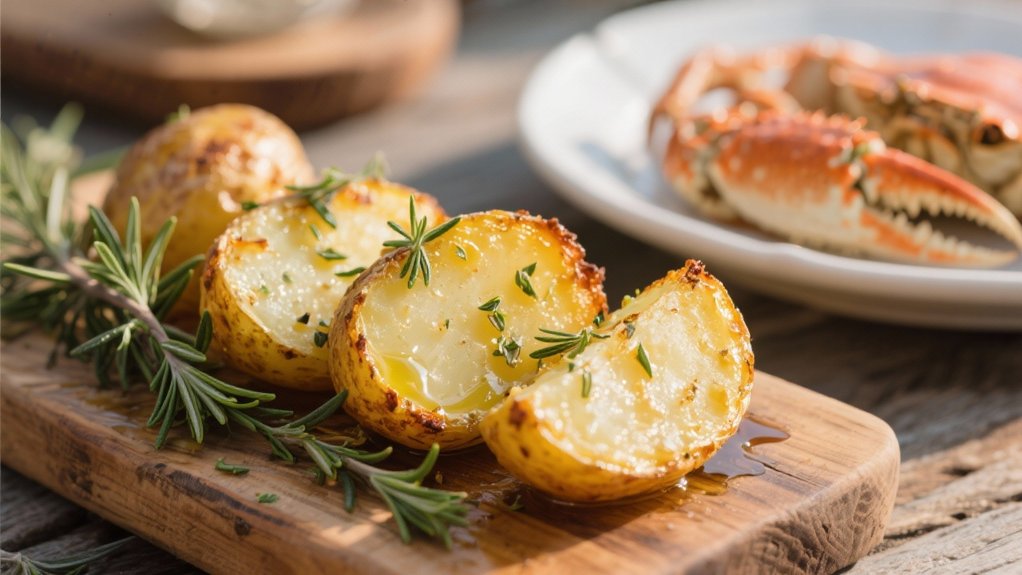 herb roasted potatoes enhance seafood