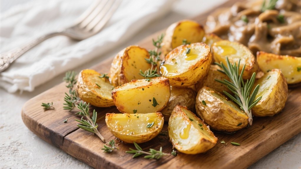 herb seasoned crispy roasted potatoes