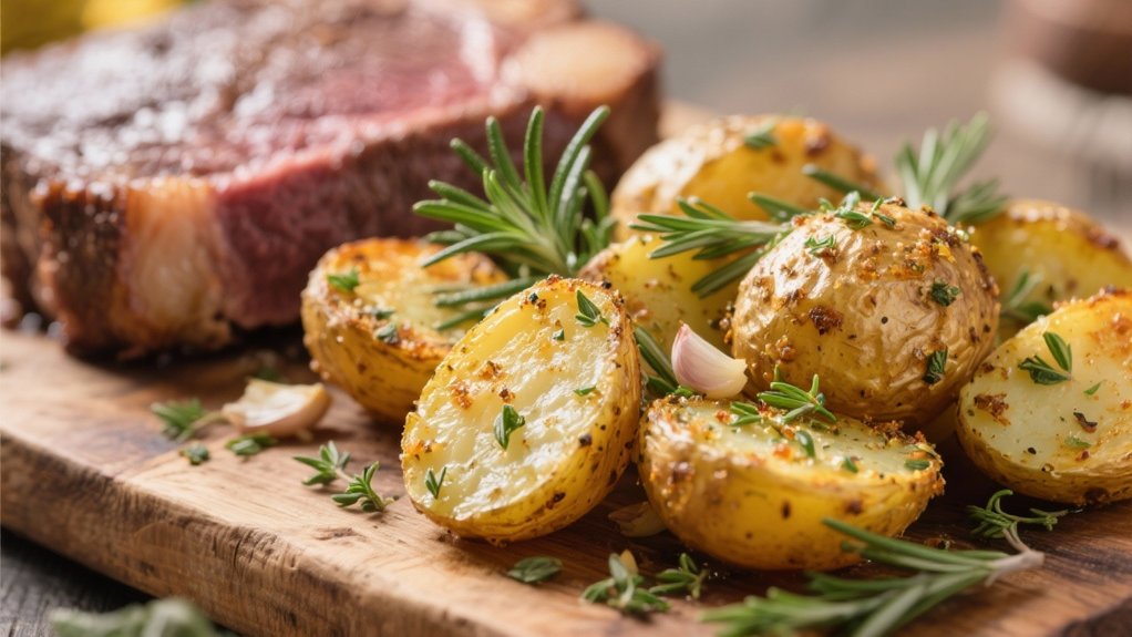 herb seasoned crispy roasted potatoes