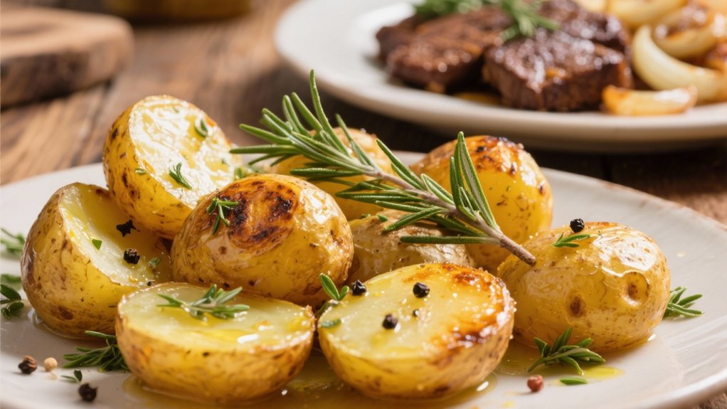 herb seasoned roasted baby potatoes