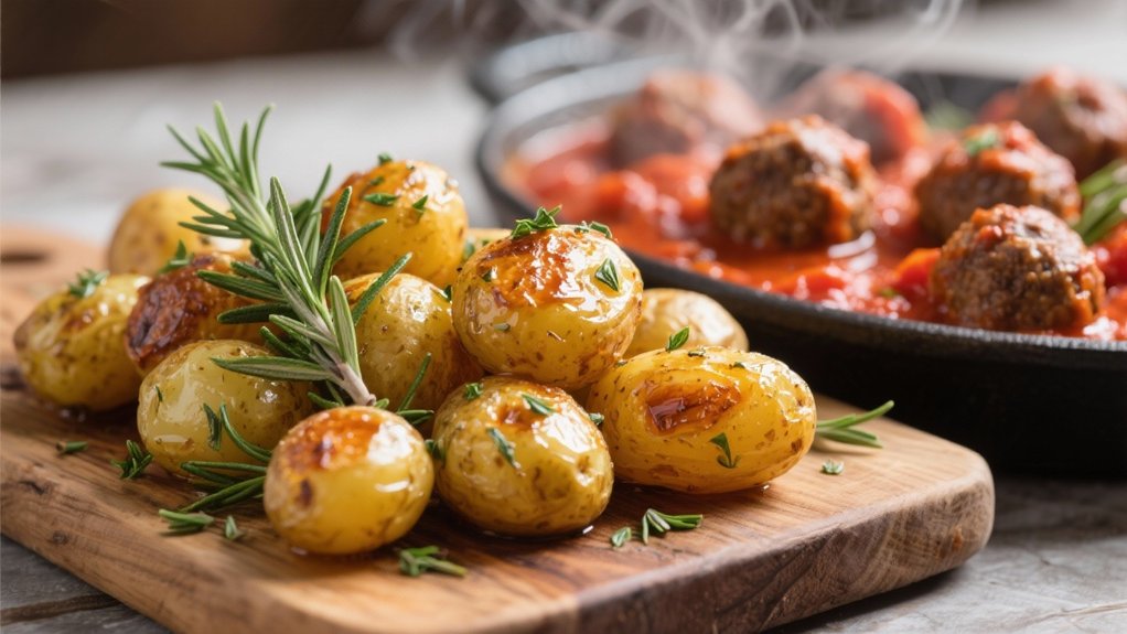 herb seasoned roasted baby potatoes