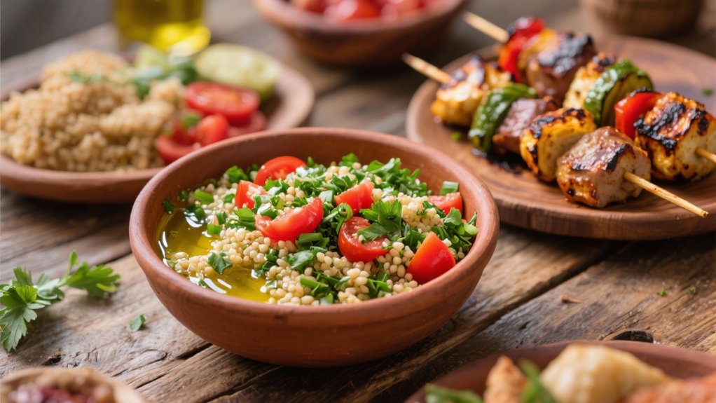 herbaceous middle eastern salad