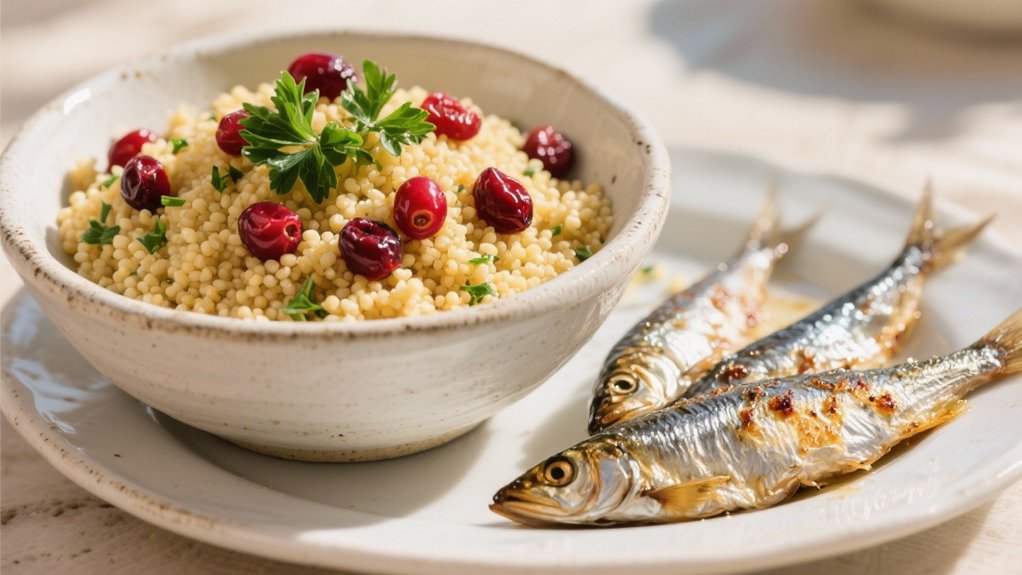 herbed couscous with cranberries