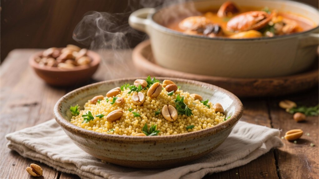herbed couscous with pine nuts