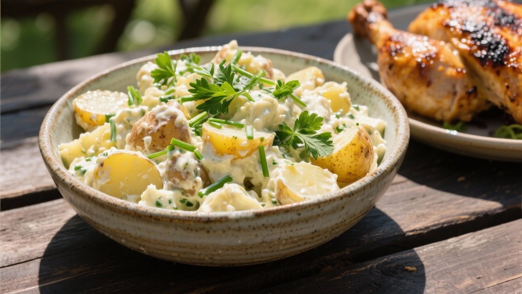 herbed creamy potato salad