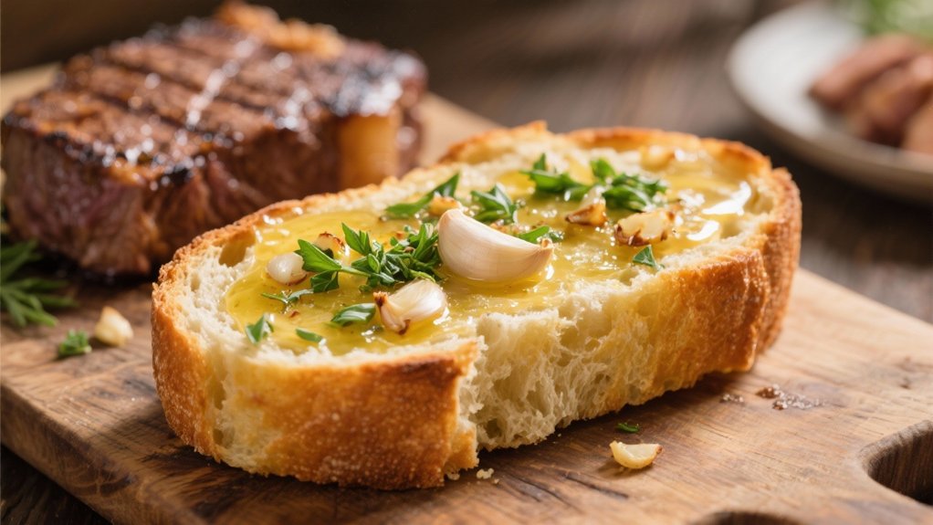 herbed garlic bread enhancement