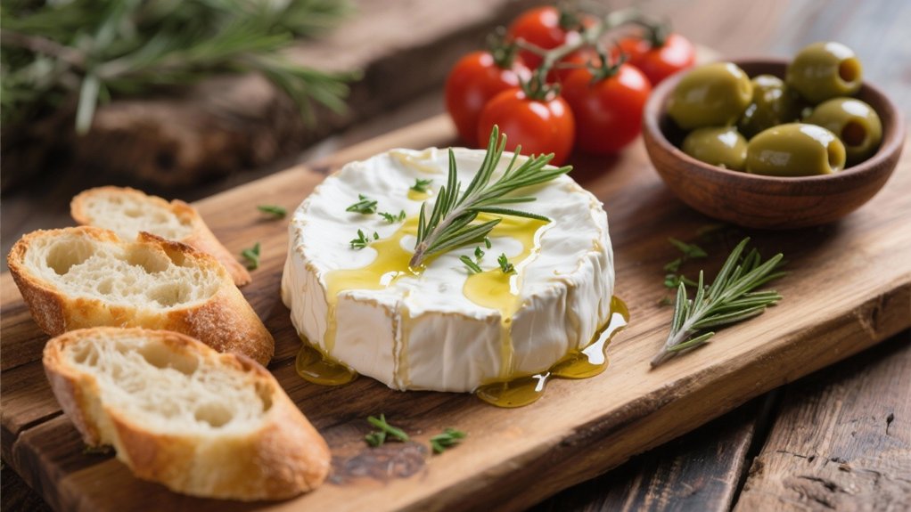 herbed olive oil appetizer