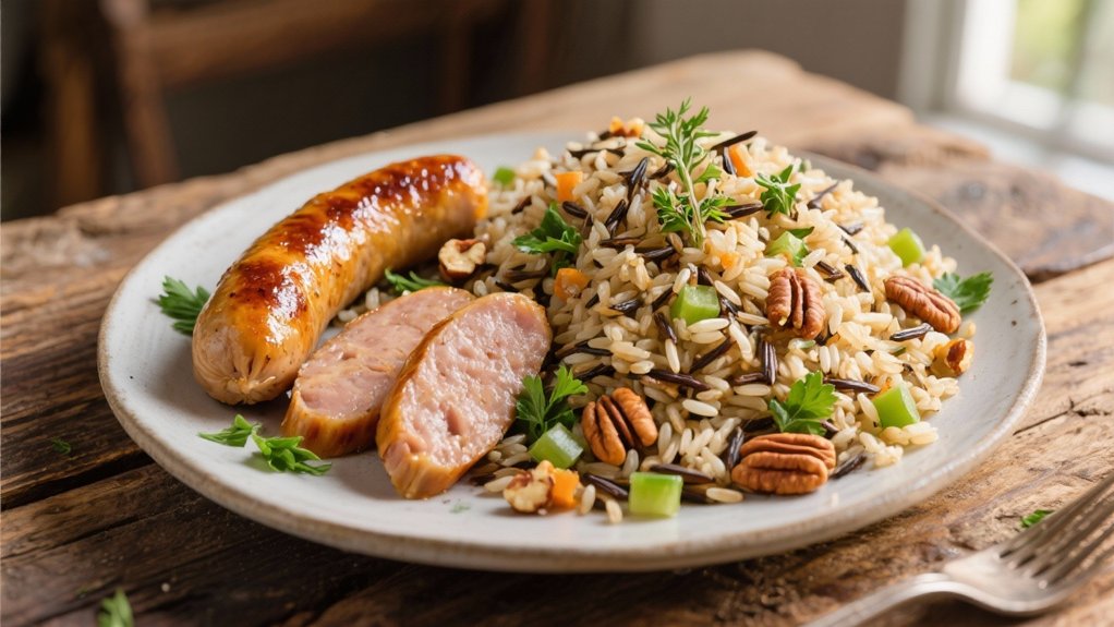 herbed wild rice pilaf