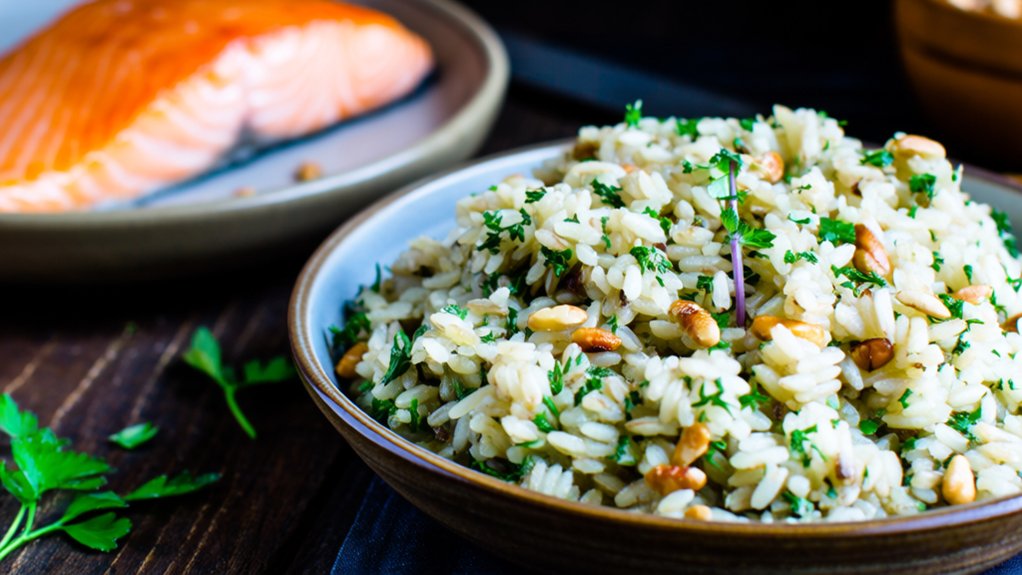herbed wild rice pilaf