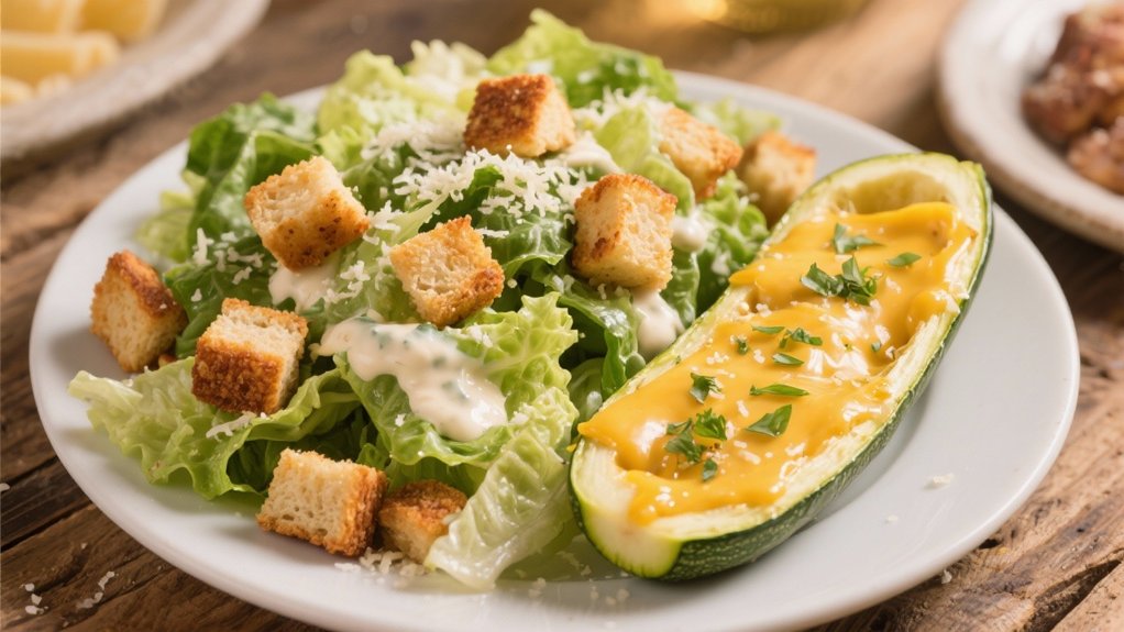 homemade caesar salad enhancements