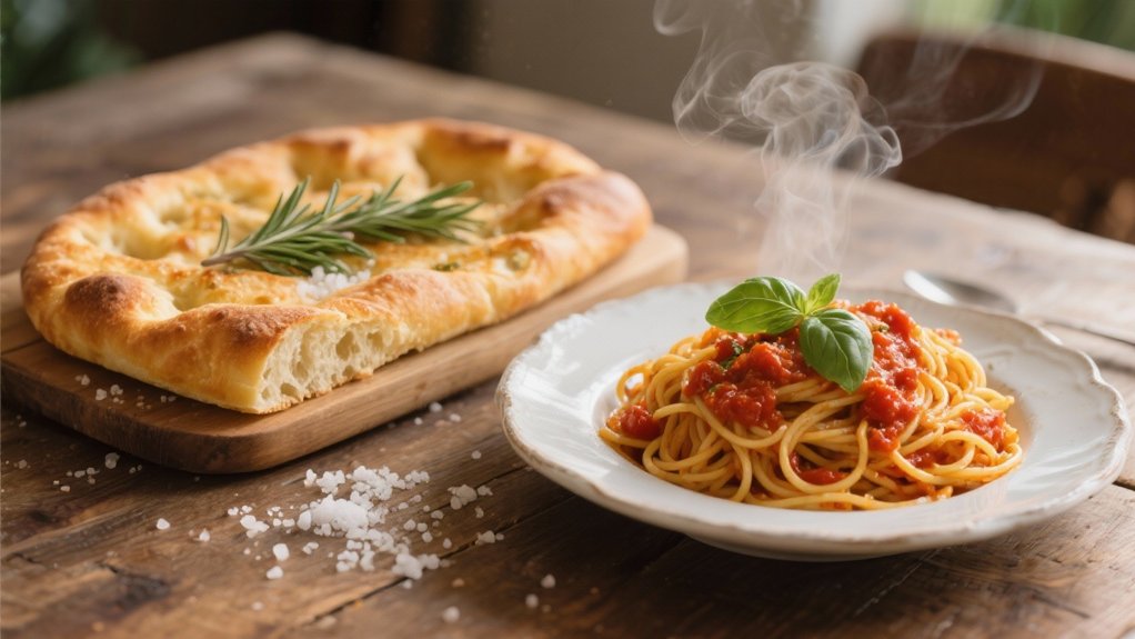 homemade focaccia with variations
