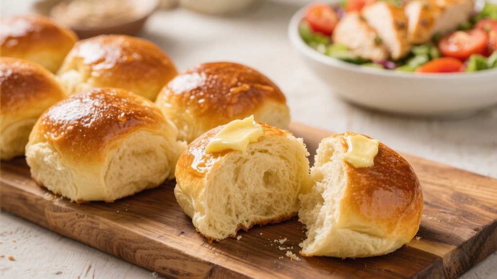 honey butter dinner rolls