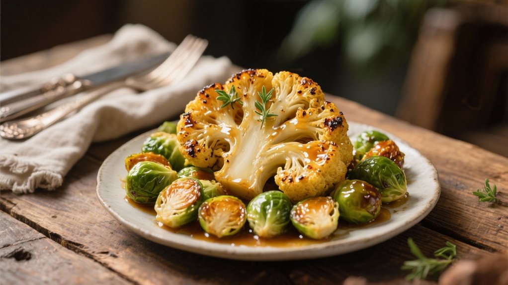 honey caramelized brussels sprouts