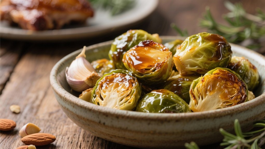 honey caramelized brussels sprouts