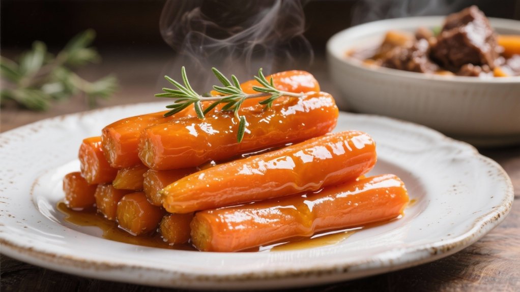 honey caramelized roasted carrots