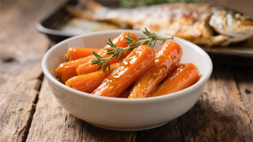 honey caramelized roasted carrots
