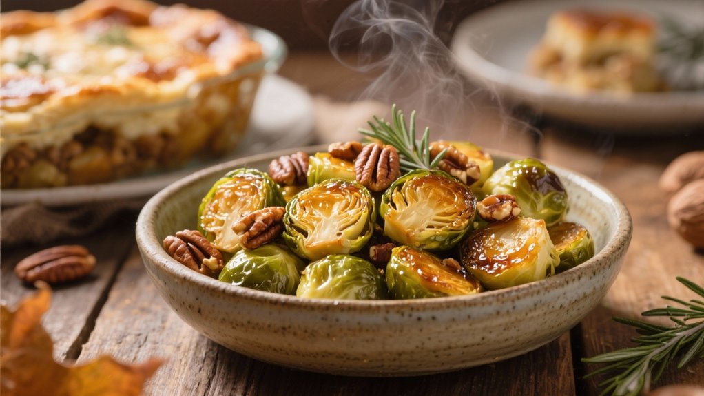 honey glazed brussels sprouts